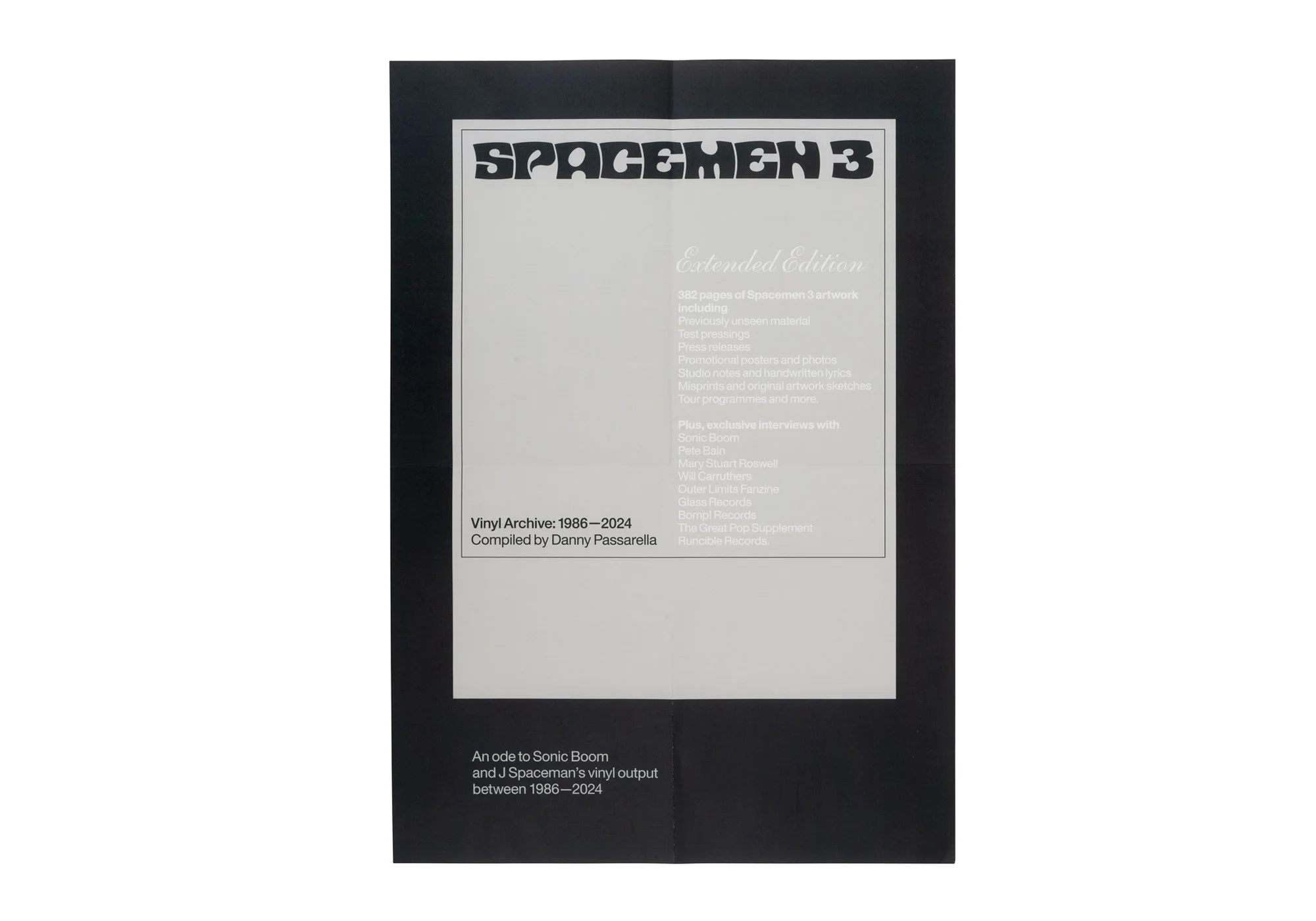 Spacemen 3 Vinyl by Danny Passarella - Extended Edition — Passarella